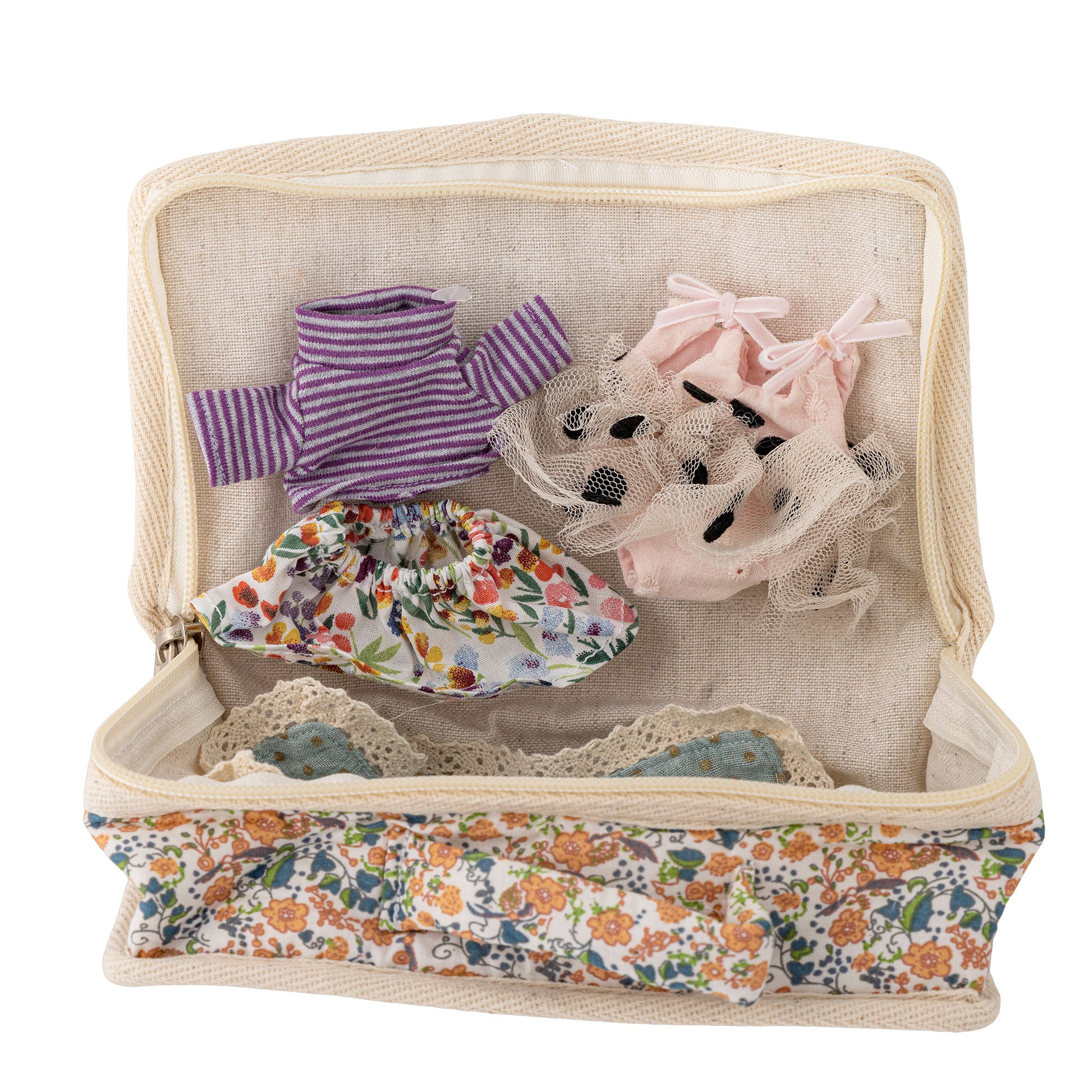 Bloomingville Mini Milly doll, brown, polyester