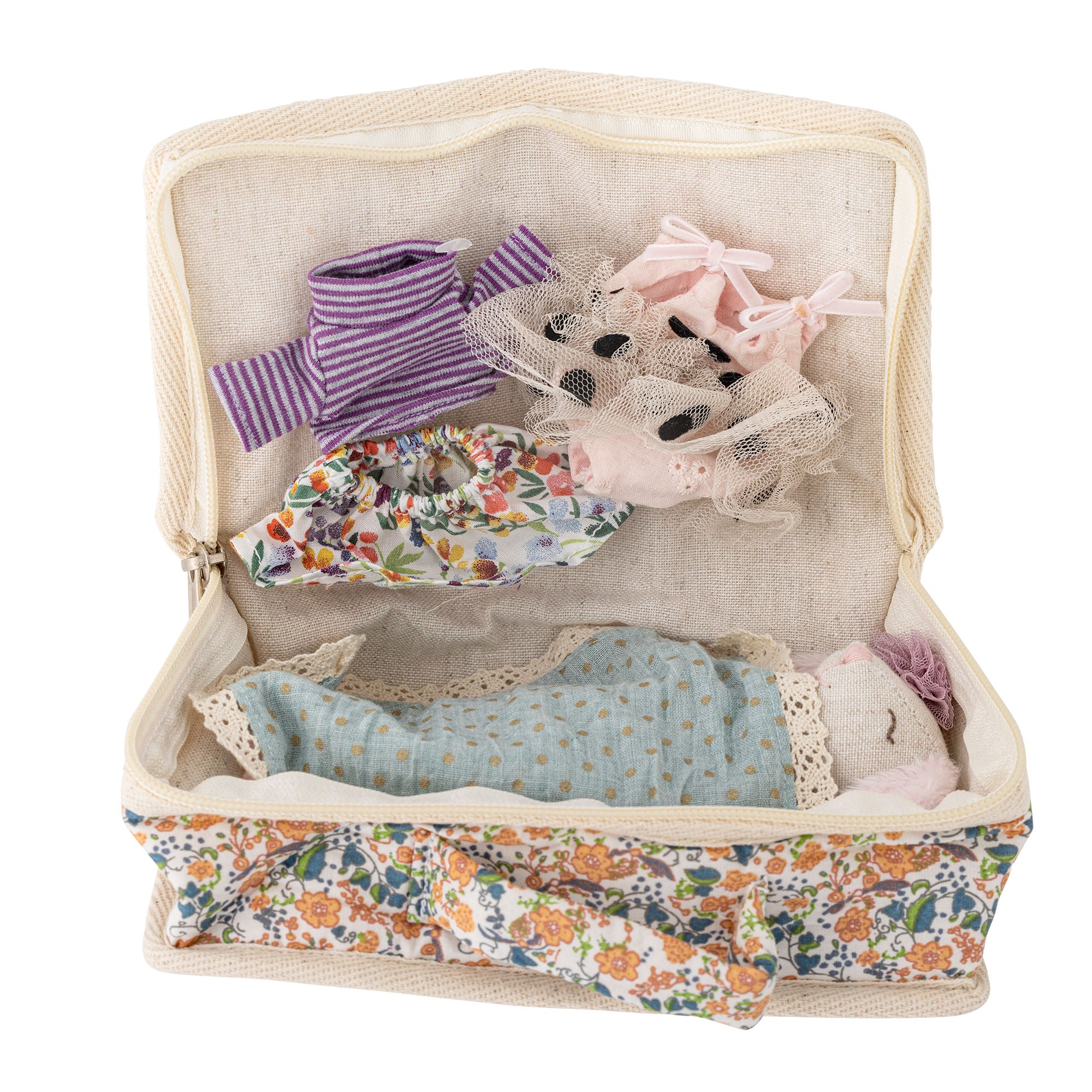 Bloomingville Mini Milly doll, brown, polyester