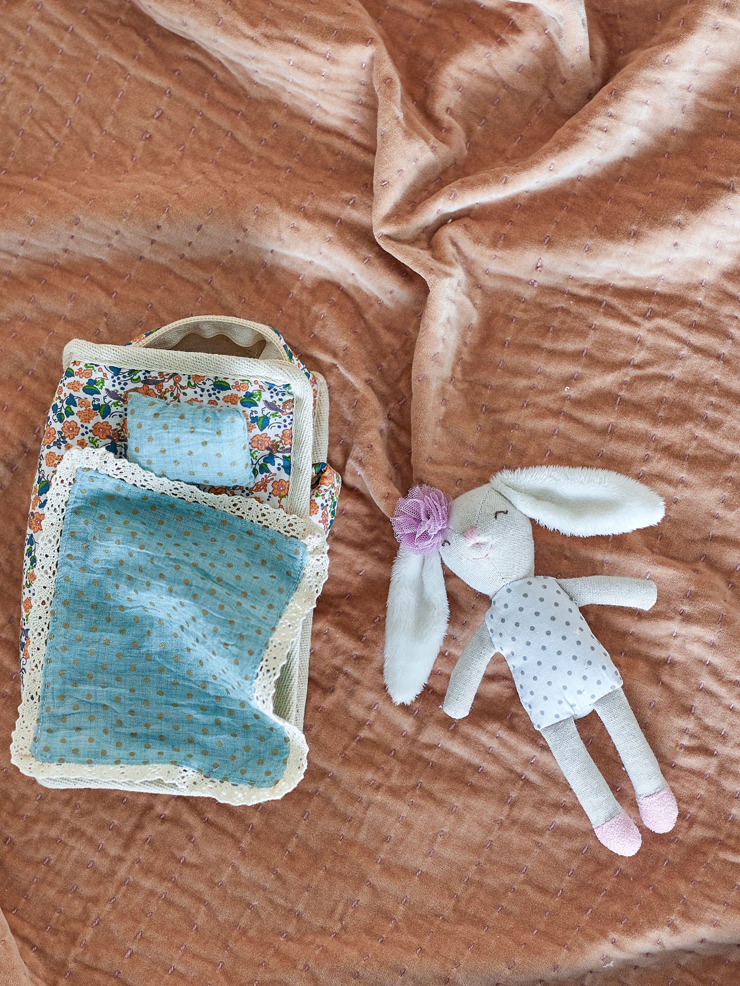 Bloomingville Mini Milly doll, brown, polyester