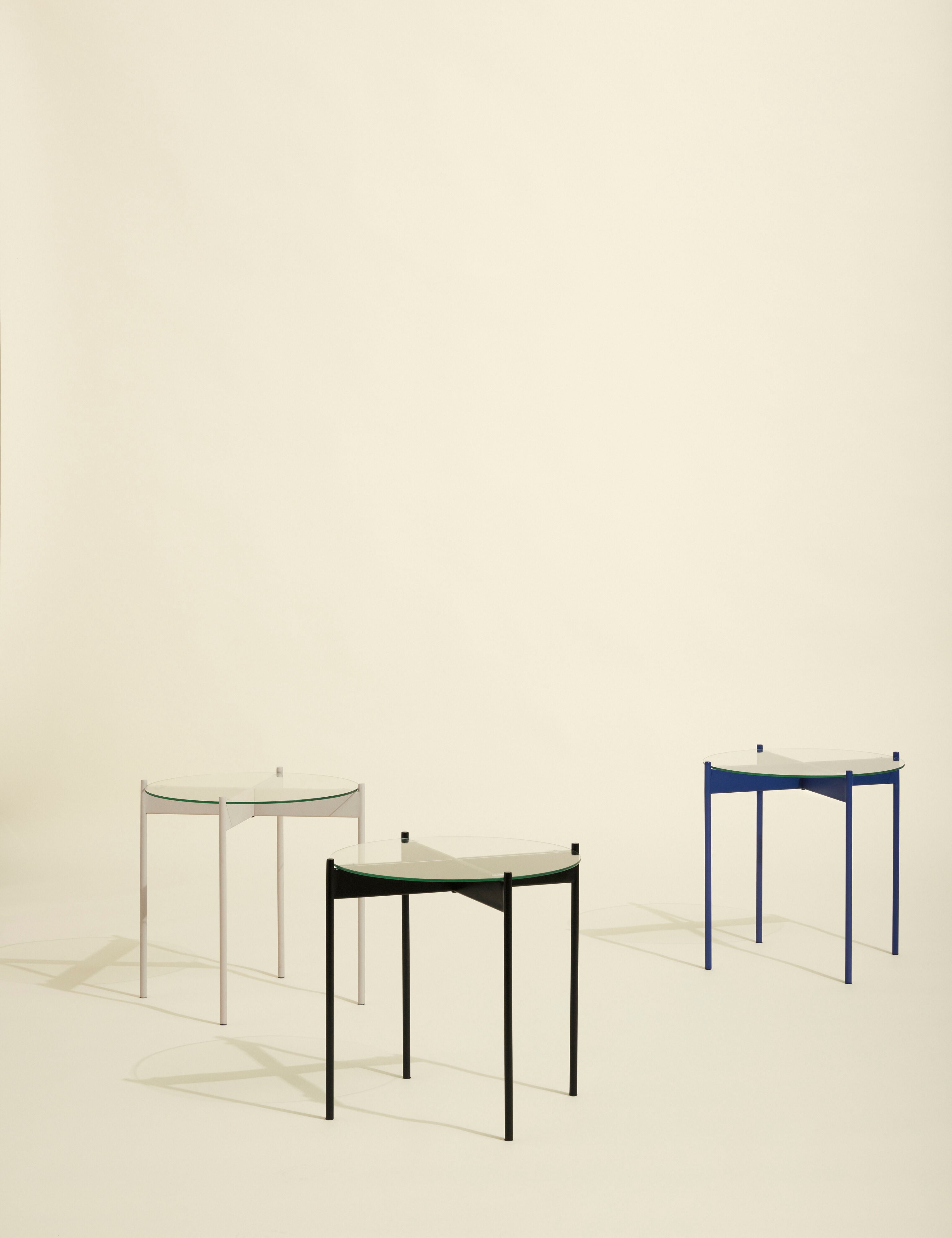 Beam side table black - Ø45XH42CM