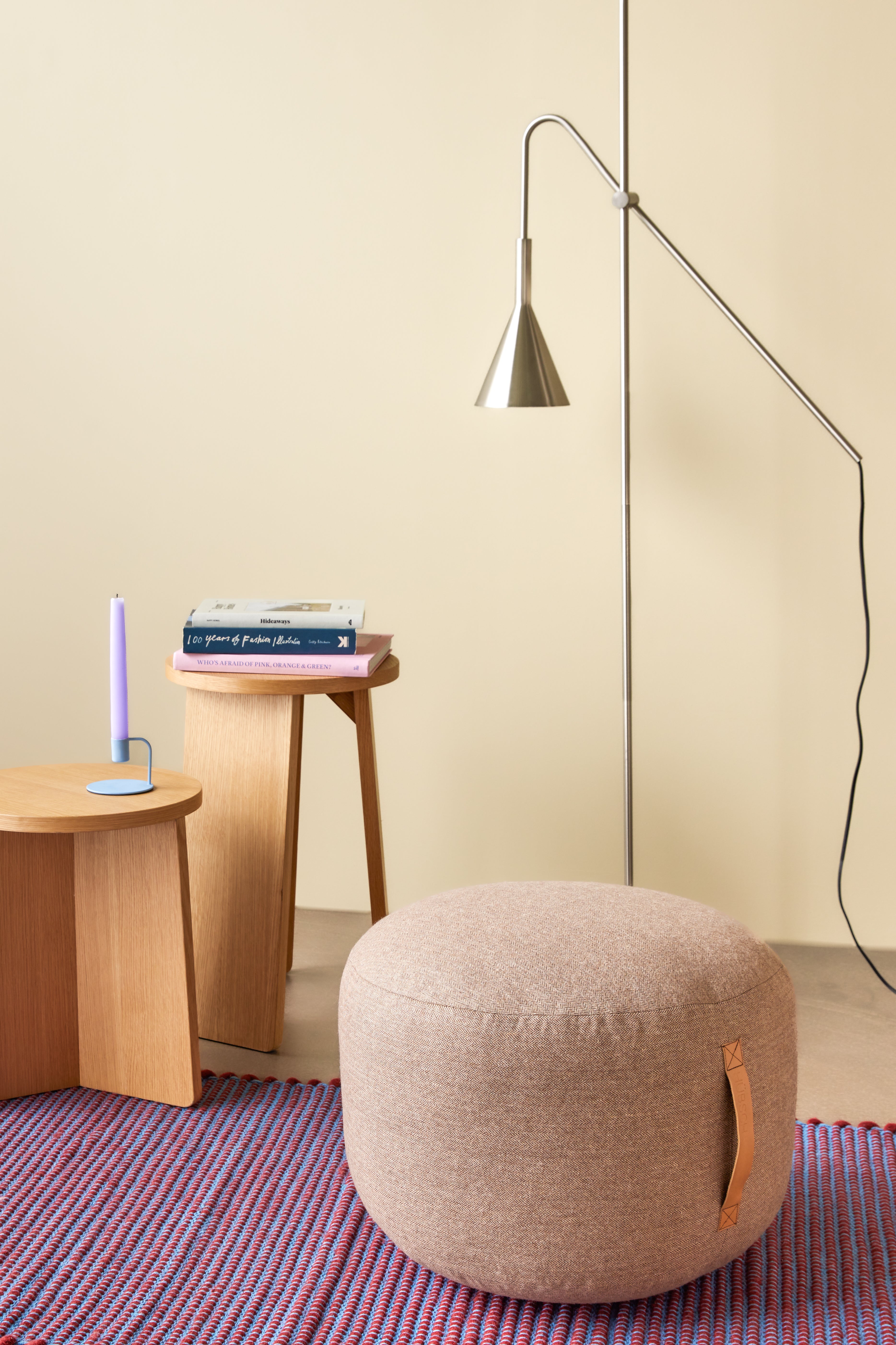 Rope Floor Lamp Nickel - 66x167cm, E27