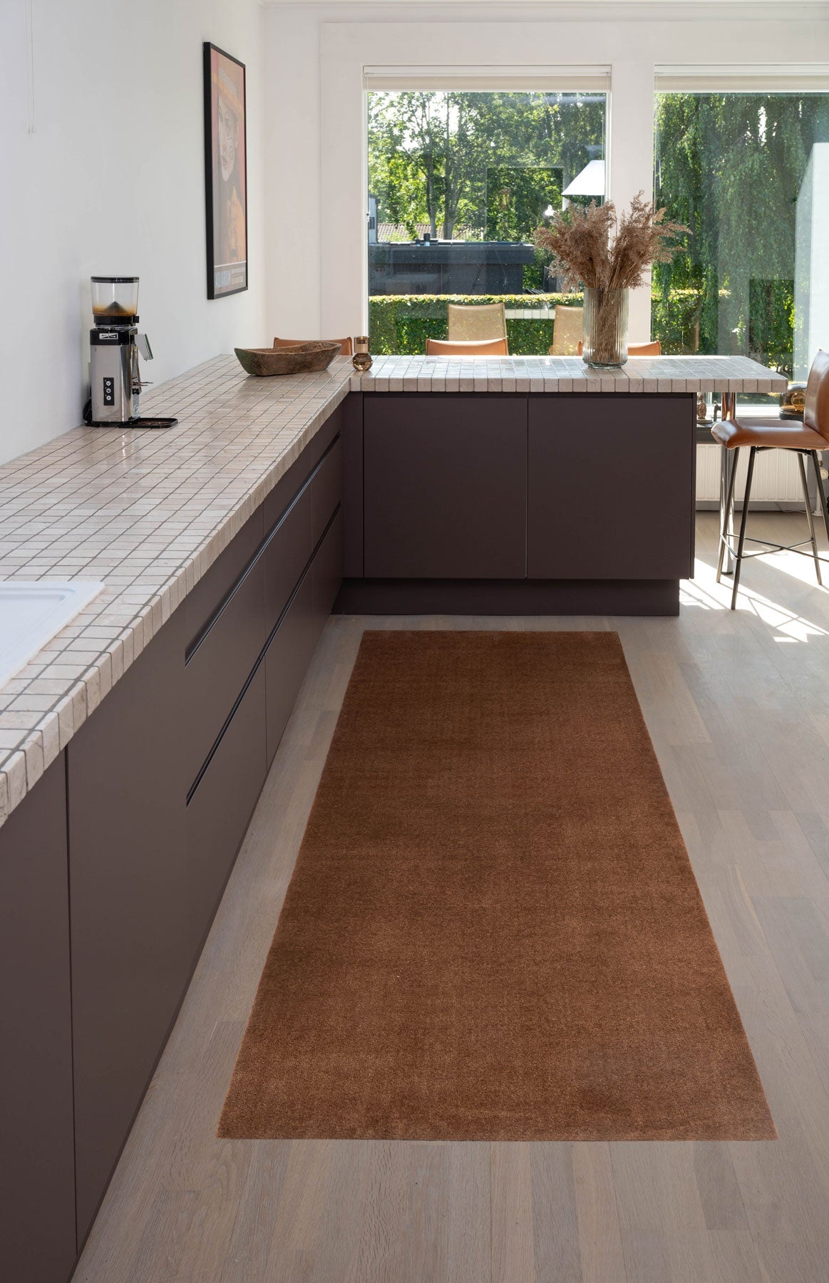 NEW CARPET/MAT 90 x 200 CM - UNI COLOR/COGNAC - Tica Copenhagen - DesignGaragen.dk