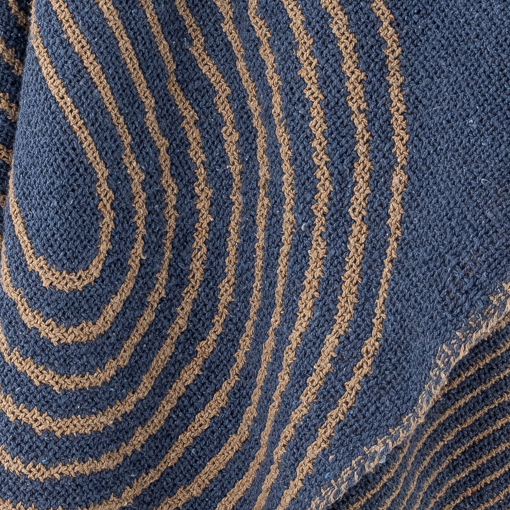 Tiffanie Plaid, BlÄ, Genanvendt Bomuld - BLOOMINGVILLE - DesignGaragen.dk