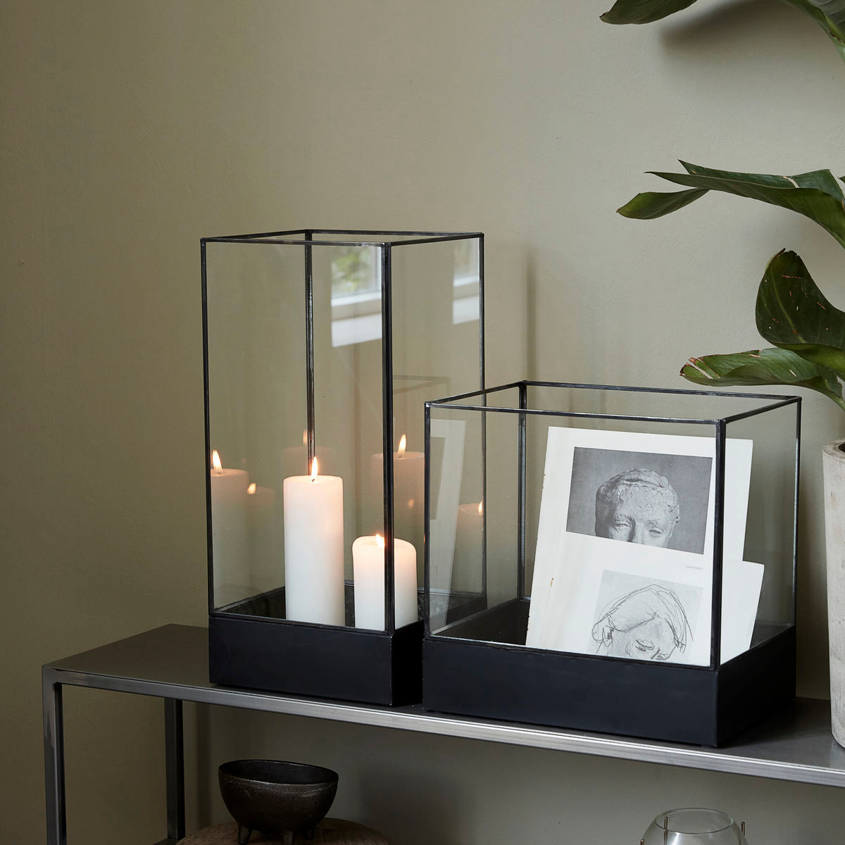 House Doctor - Display box, HDPlant, Black antique