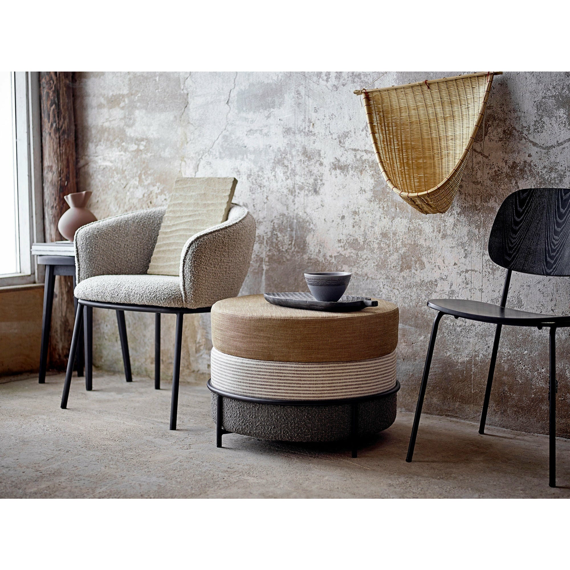 Bloomingville Monza Spisestol, Sort, Krydsfiner - Bloomingville - DesignGaragen.dk