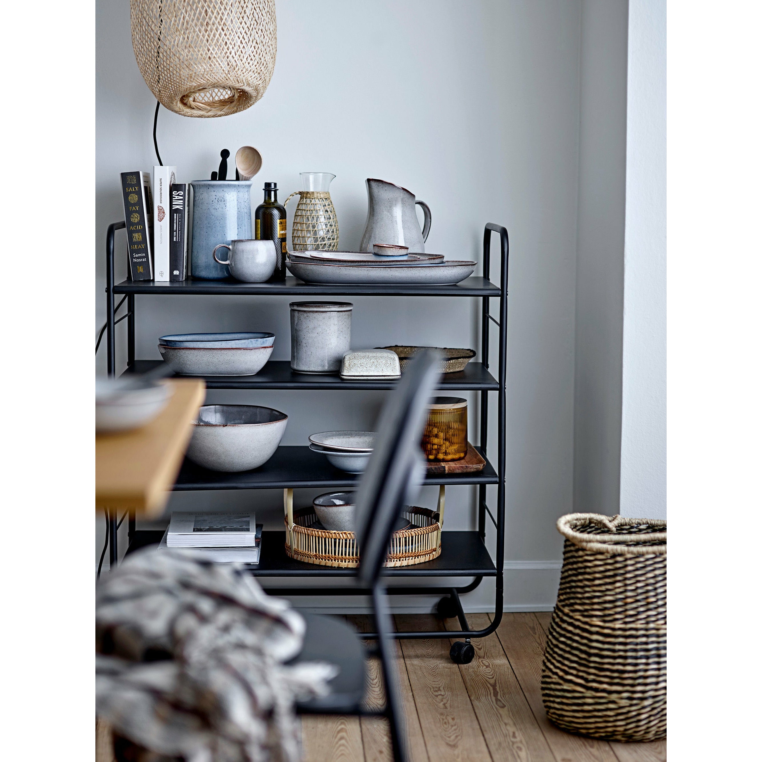Bloomingville Monza Spisestol, Sort, Krydsfiner - Bloomingville - DesignGaragen.dk