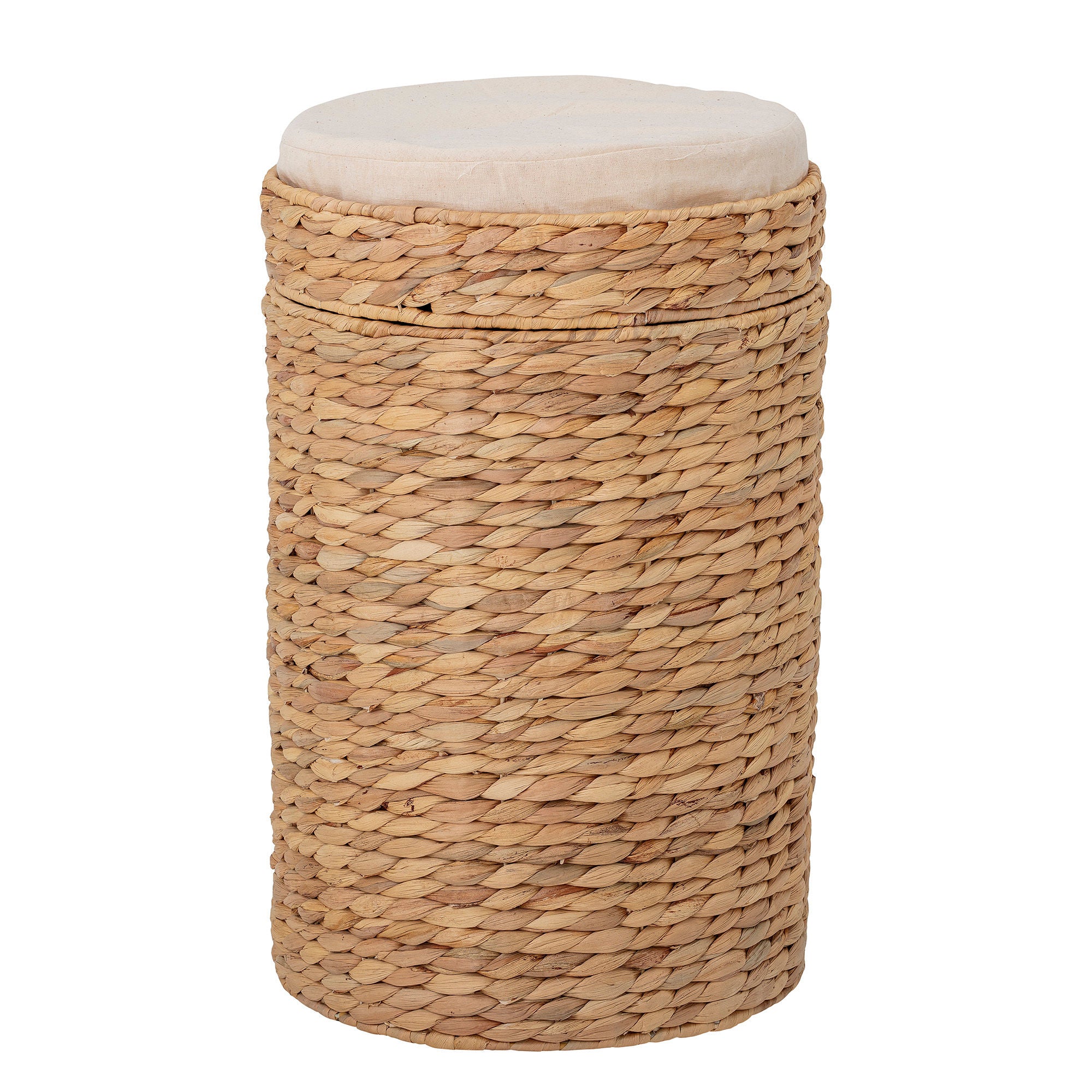 Bloomingville Iva Kurv m/Låg, Natur, Vandhyacint - Bloomingville - DesignGaragen.dk