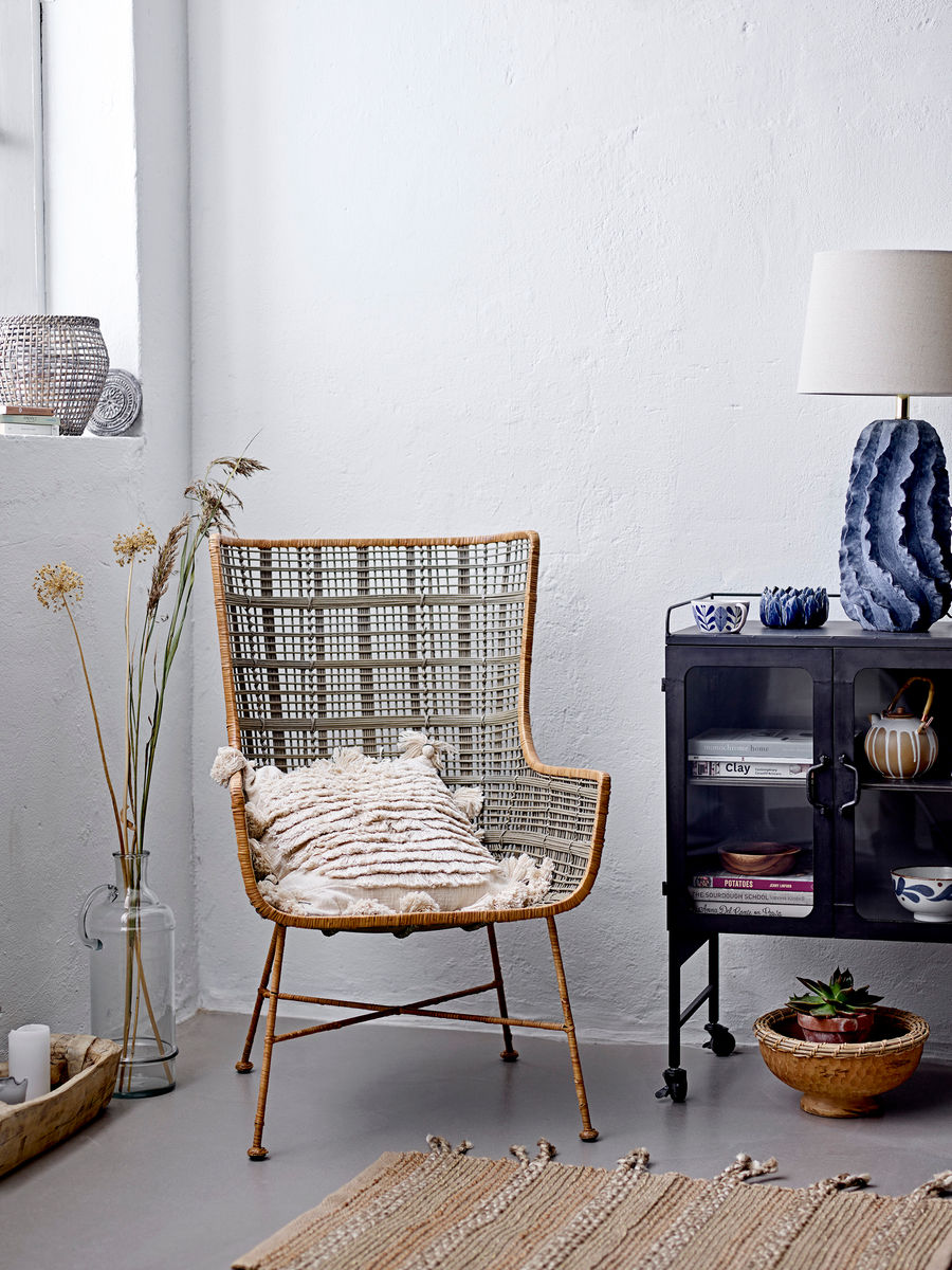 Creative Collection Natika Bordlampe, Blå, Terrakotta - Creative Collection - DesignGaragen.dk