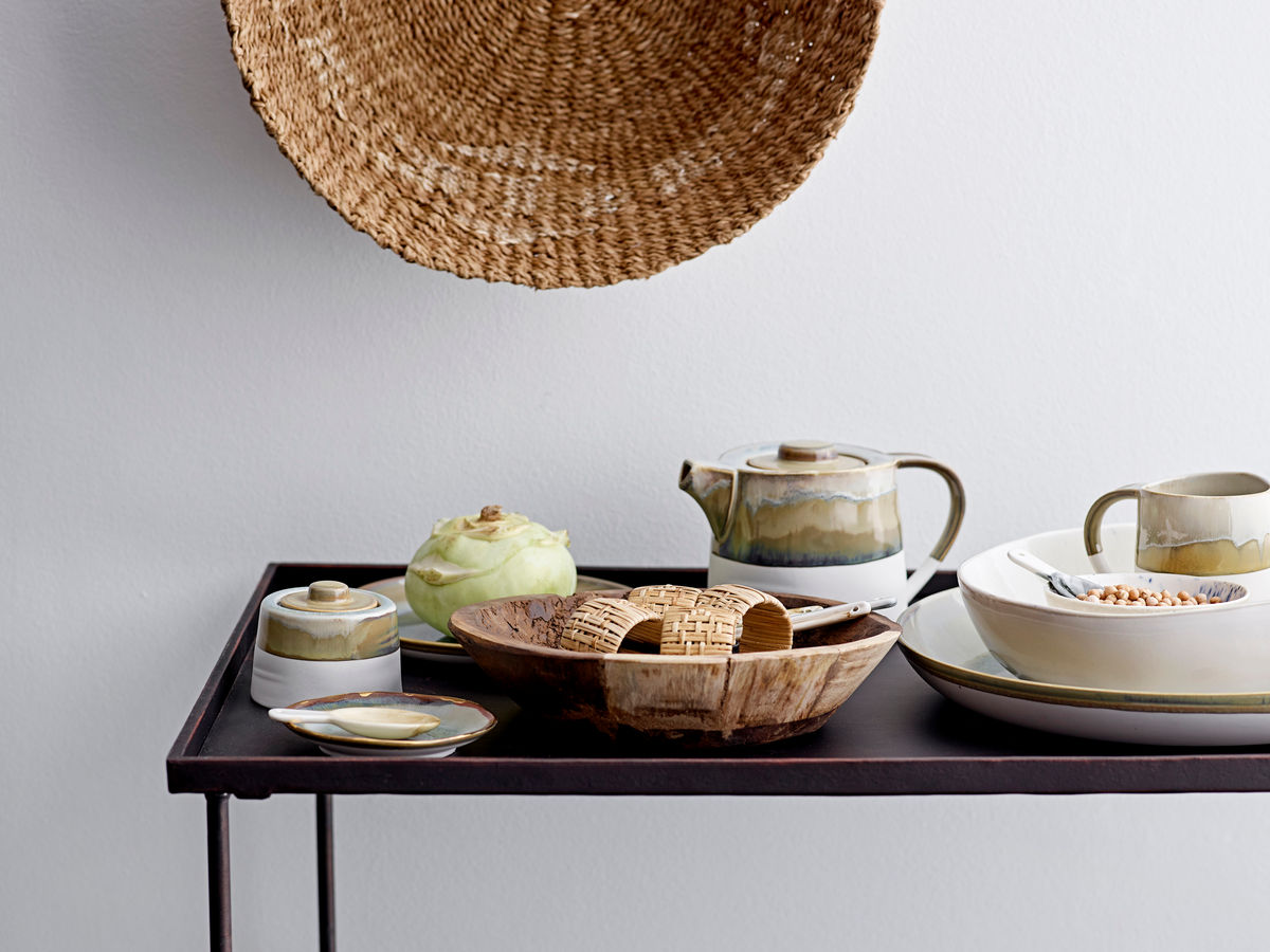 Creative Collection Heather Serveringsfad, Grøn, Stentøj - Creative Collection - DesignGaragen.dk