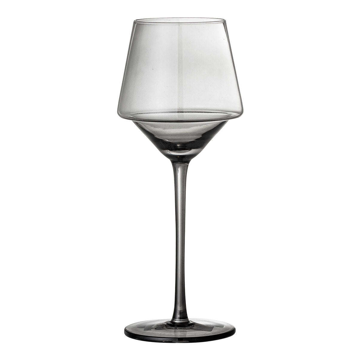 Bloomingville yvette wine glass, gray, glass