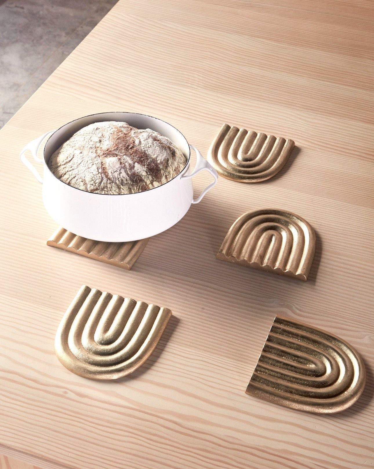 OYOY LIVING RAINBOW TRIVED SOLID BRASS