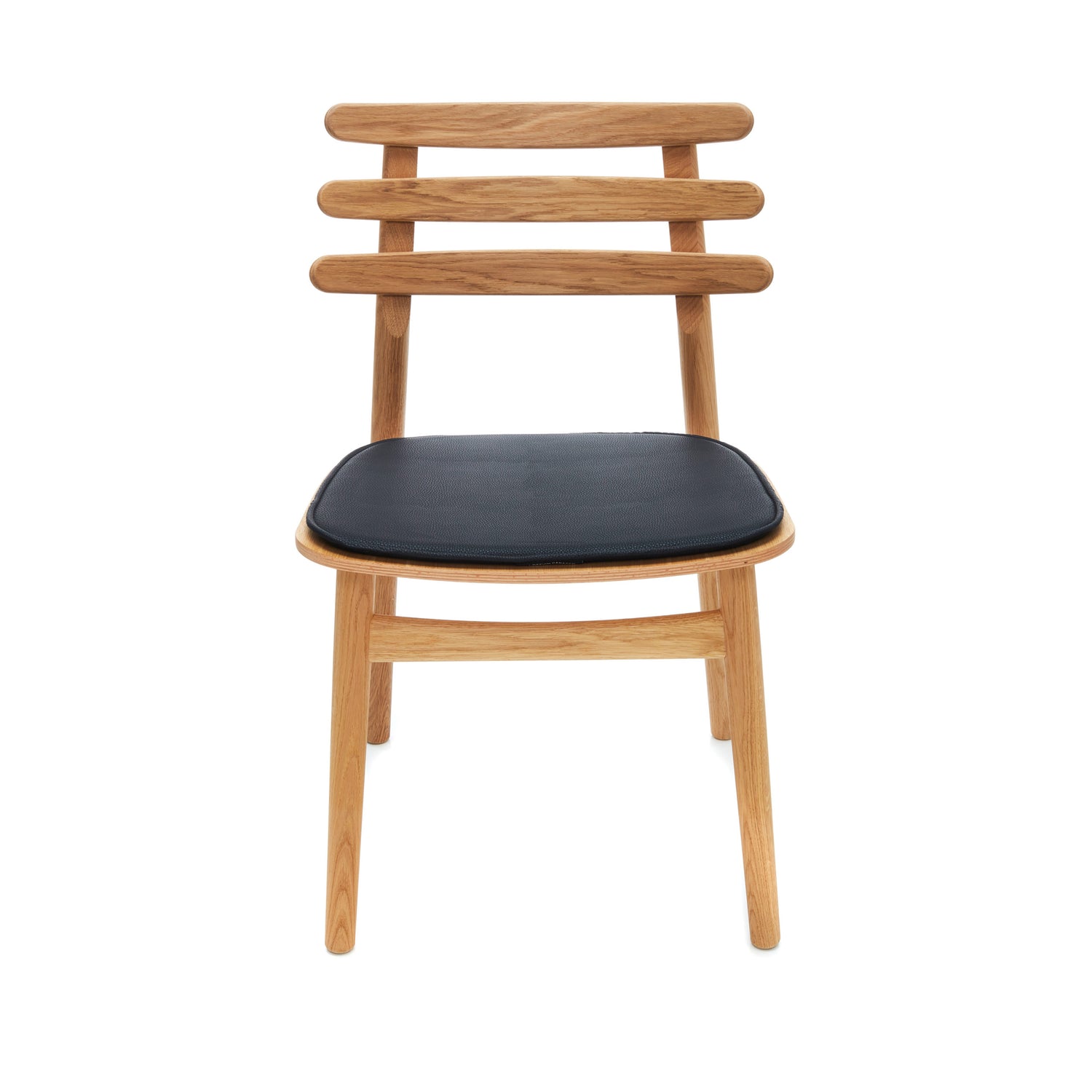 Luksus sort læderhynde til Poul M. Volther J48 stolen - Hynder til Poul M. Volther FDB J48 stolen - DesignGaragen.dk