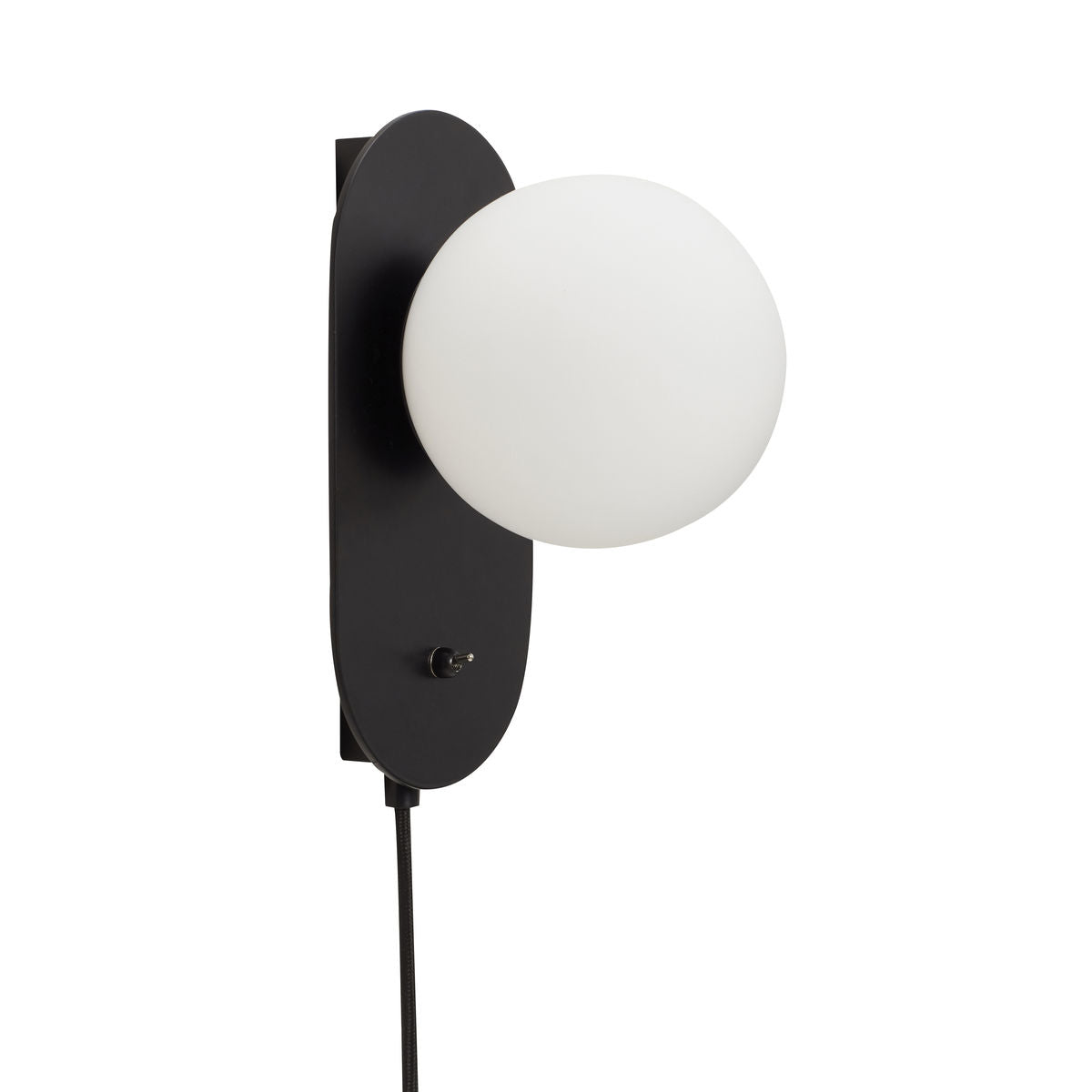 Hübsch Moon Wall lamp black