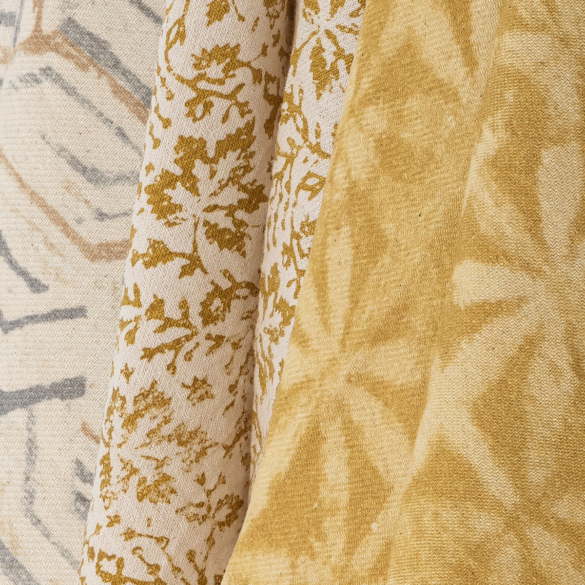 Bloomingville Bejan tea towel, brown, cotton