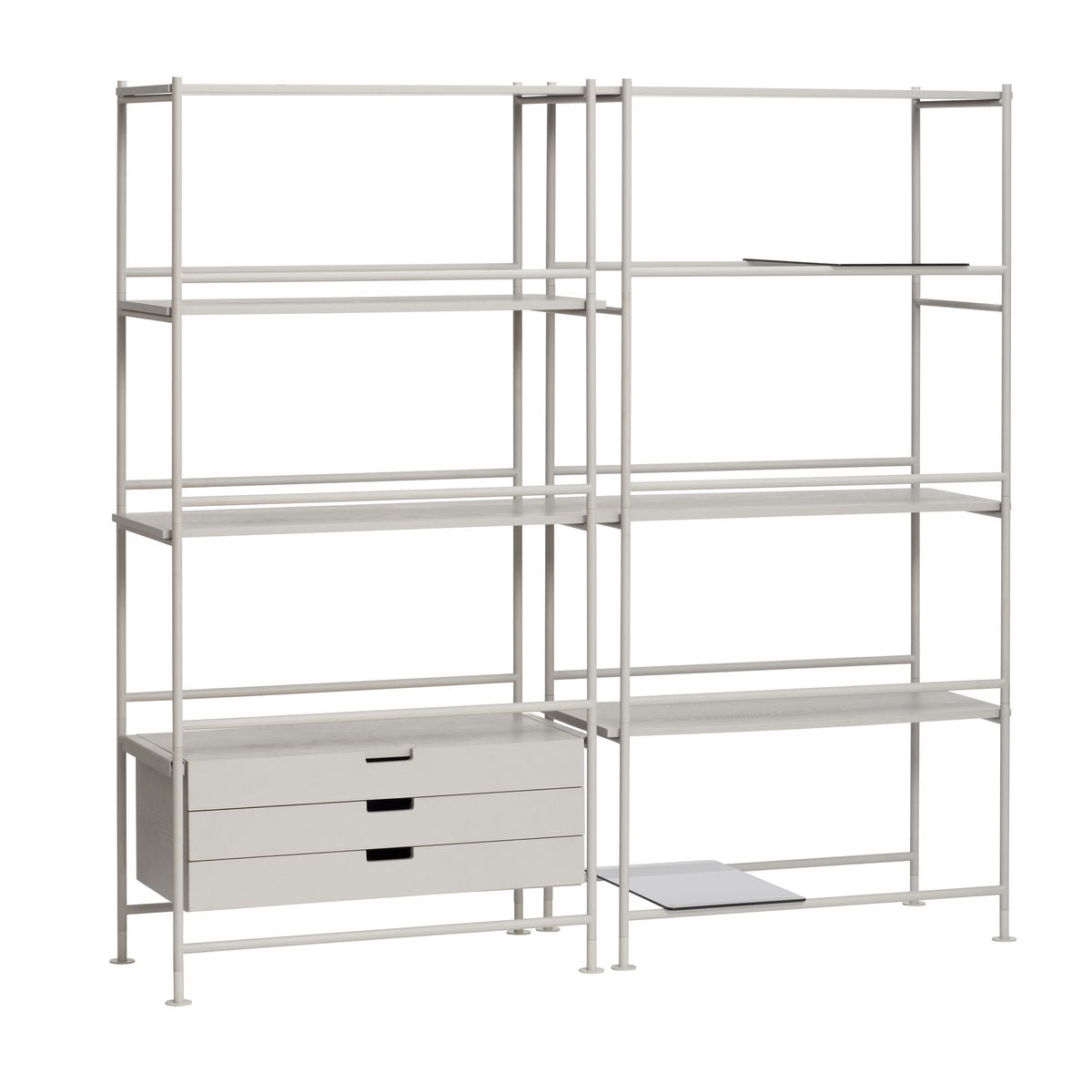 Hübsch divide shelf gray