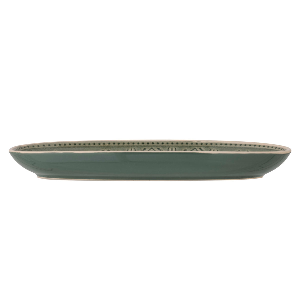 Bloomingville Rani serving dish, green, stoneware