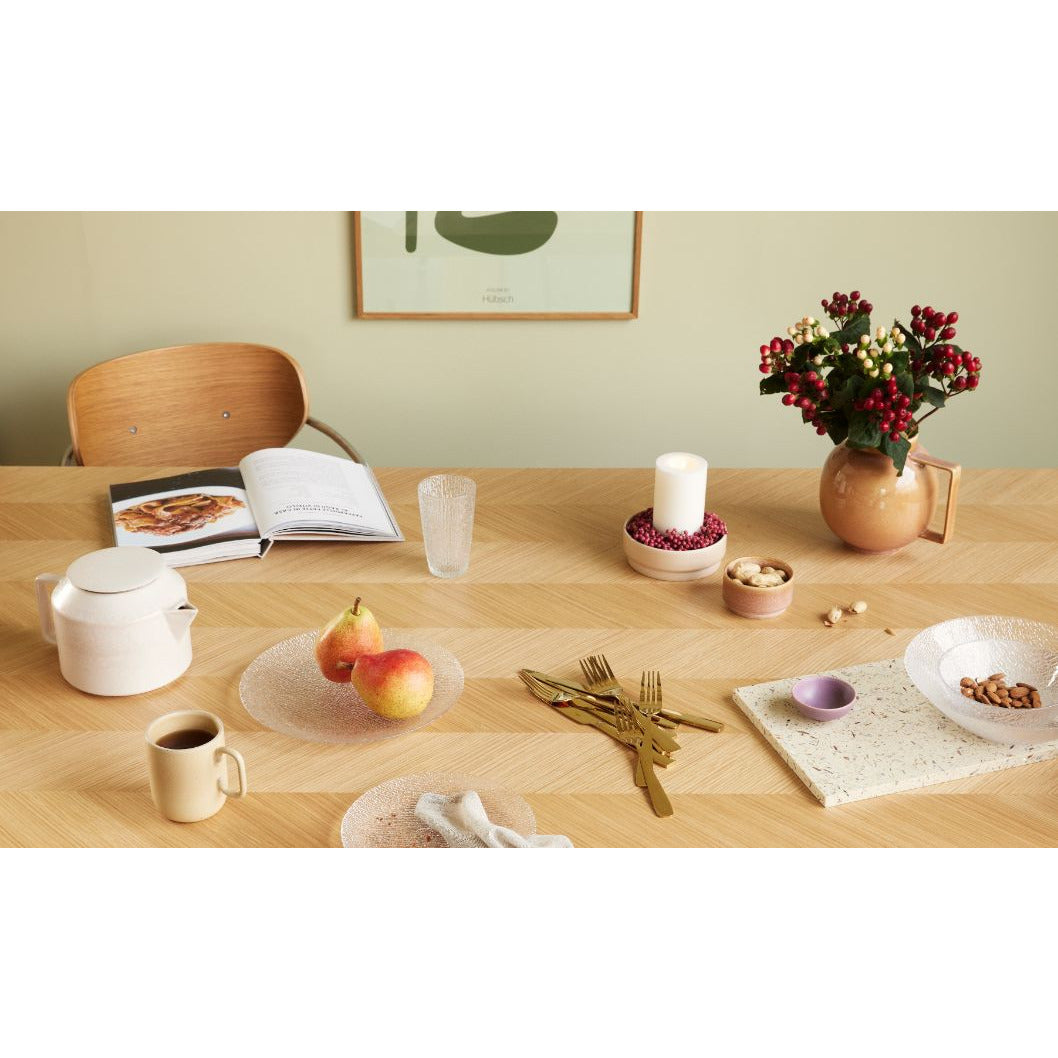 Hübsch - Bord, egetræ, sildeben, FSC, natur - 200x100xh75cm - Hübsch - DesignGaragen.dk