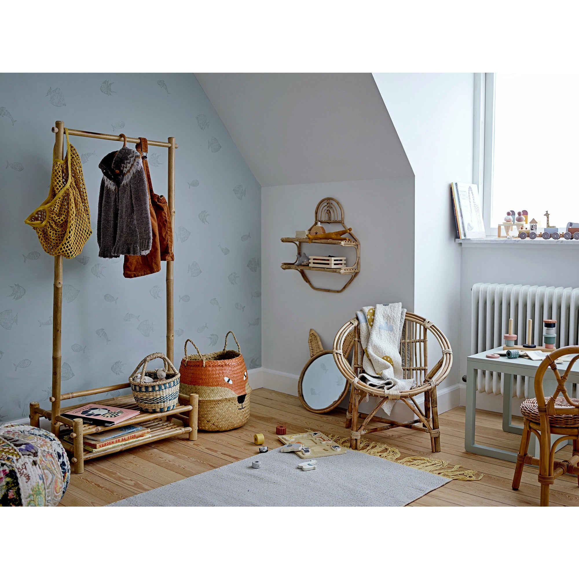 BLOOMINGVILLE MINI Dix Legetøjsmad, Rød, MDF - L15xH10xW5,5 cm, Set of 5 - DesignGaragen.dk.