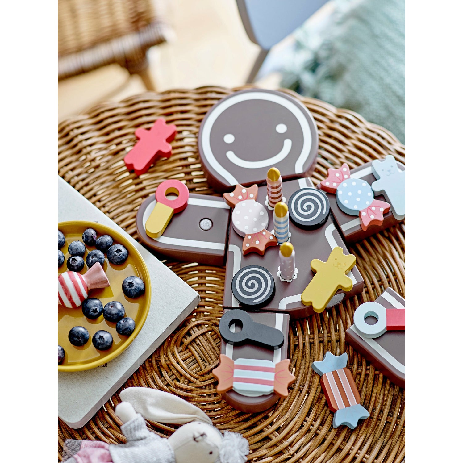 Tala Legetøjsmad, Brun, MDF - L20xH2xB25 cm - BLOOMINGVILLE MINI - DesignGaragen.dk