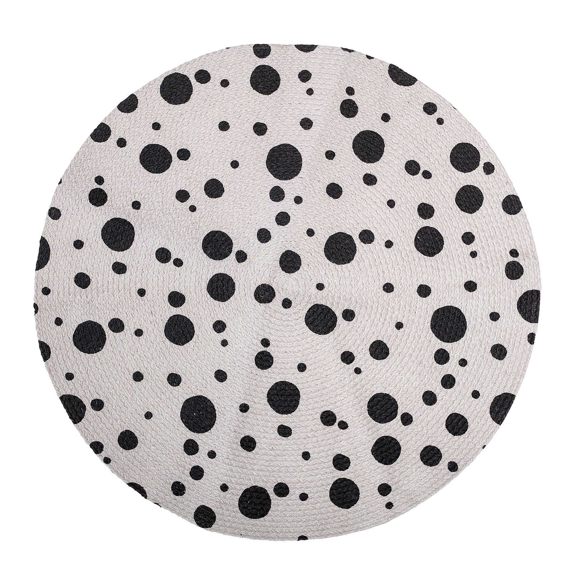 BLOOMINGVILLE MINI Zaima Tæppe, Natur, Jute - D80 cm - DesignGaragen.dk.