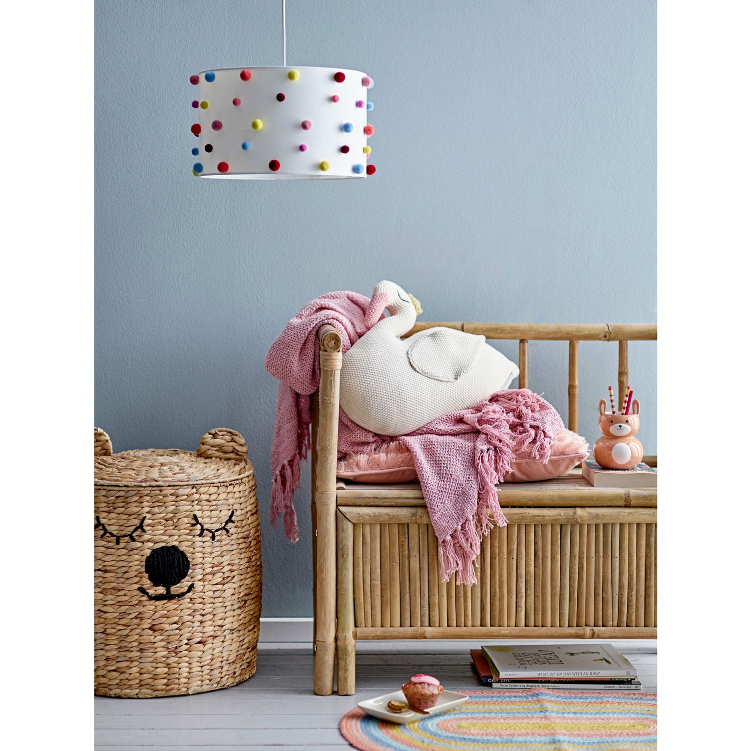 Tæppe, Multi farvet, Jute L75xB50 cm - BLOOMINGVILLE MINI - DesignGaragen.dk