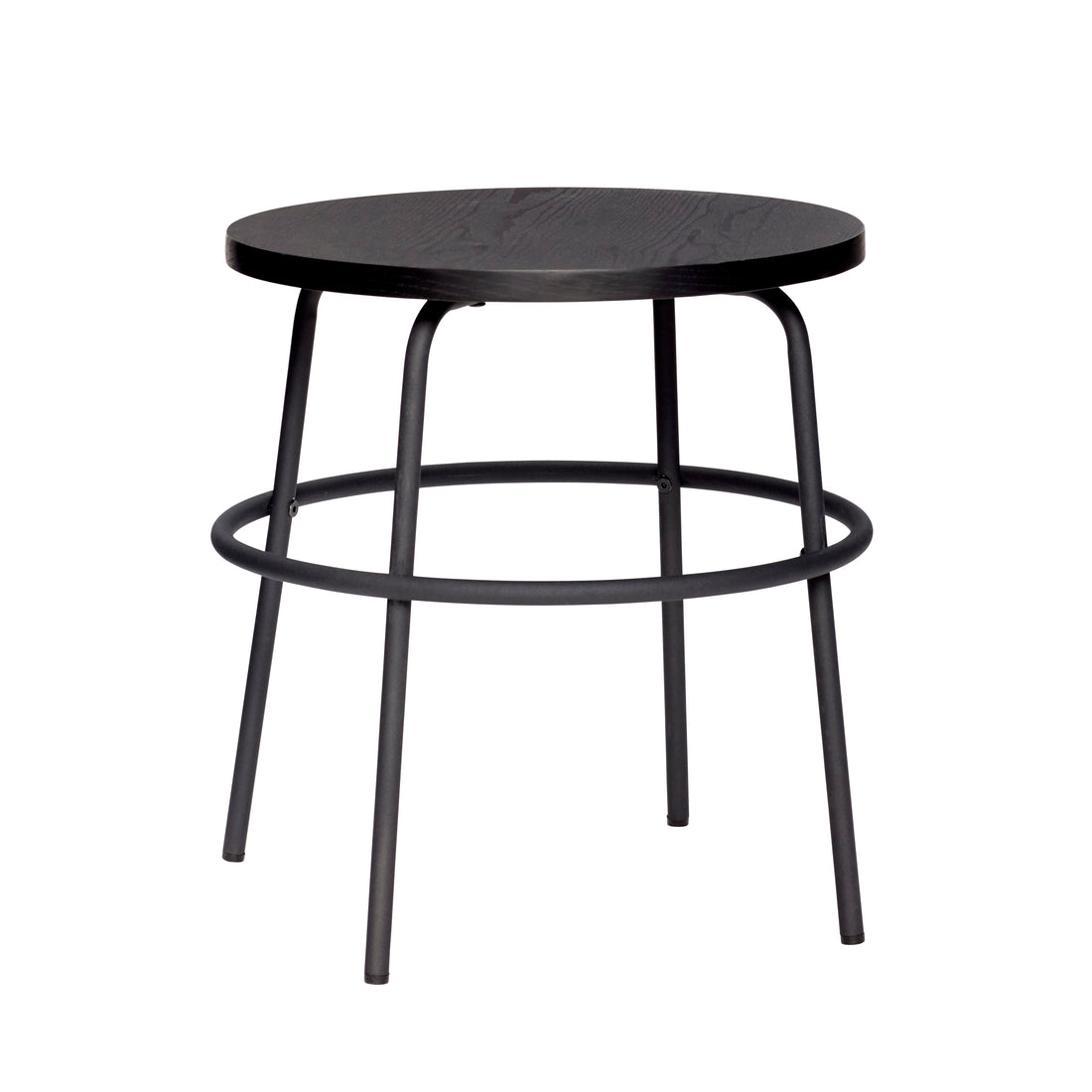 Ash side table black - Ø45XH46CM