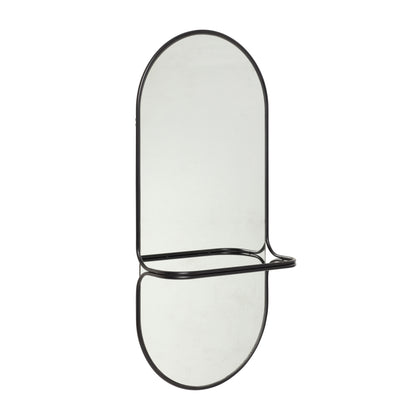 Carry wall mirror black - 46x21xh102cm
