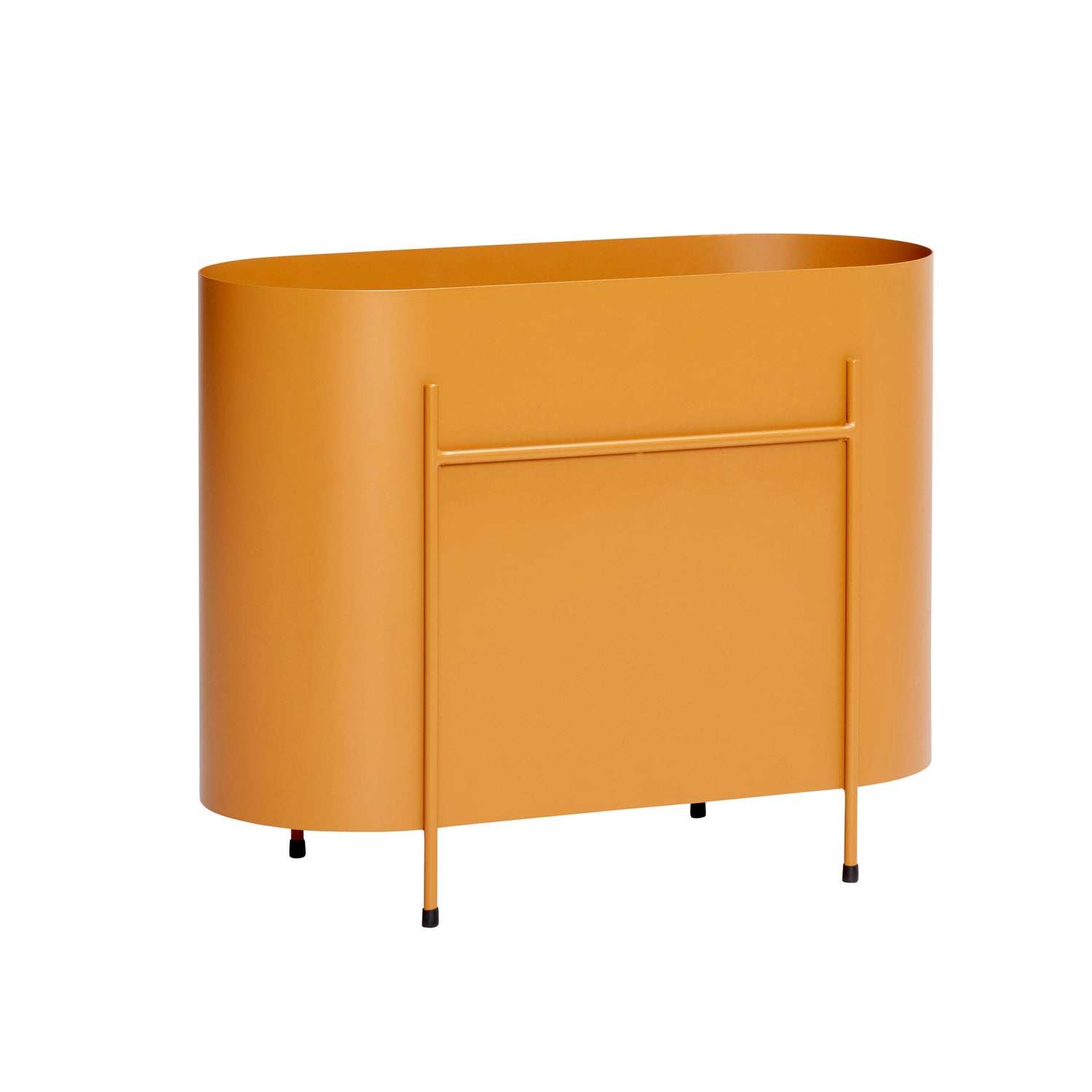 Oblong plant box orange - 60x27xh47cm