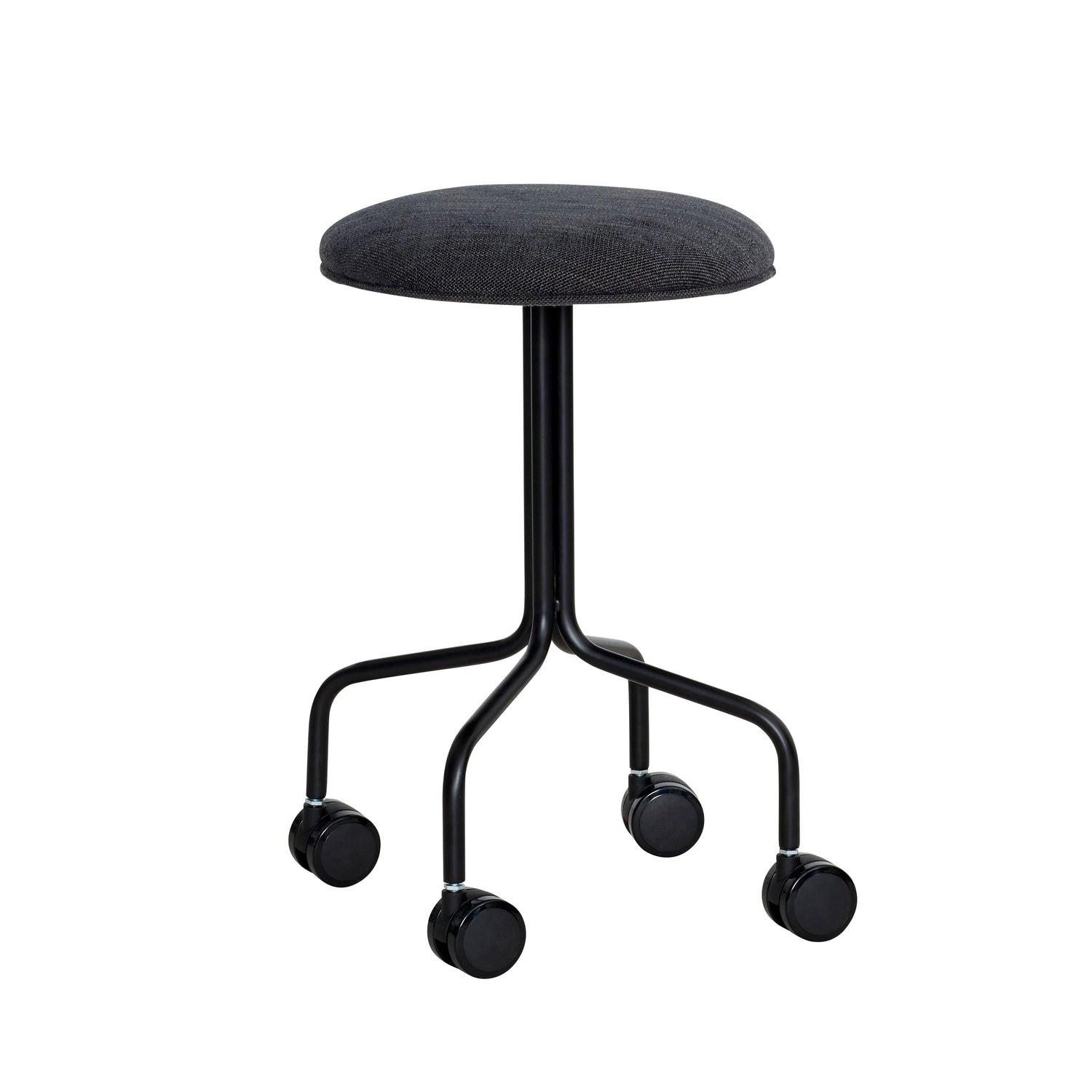 Architect stool black - Ø44XH53CM