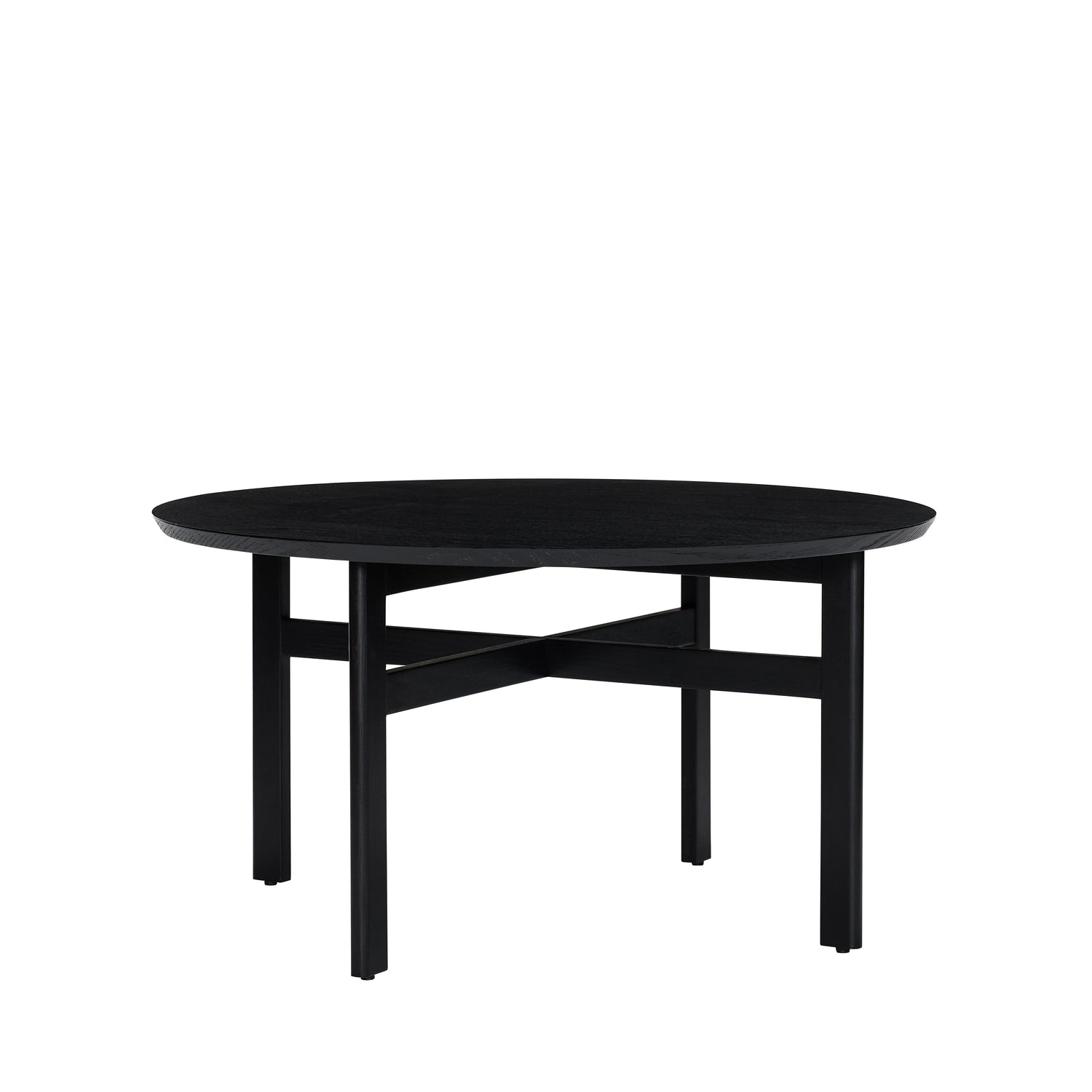 Fjord coffee table black - Ø80XH42CM