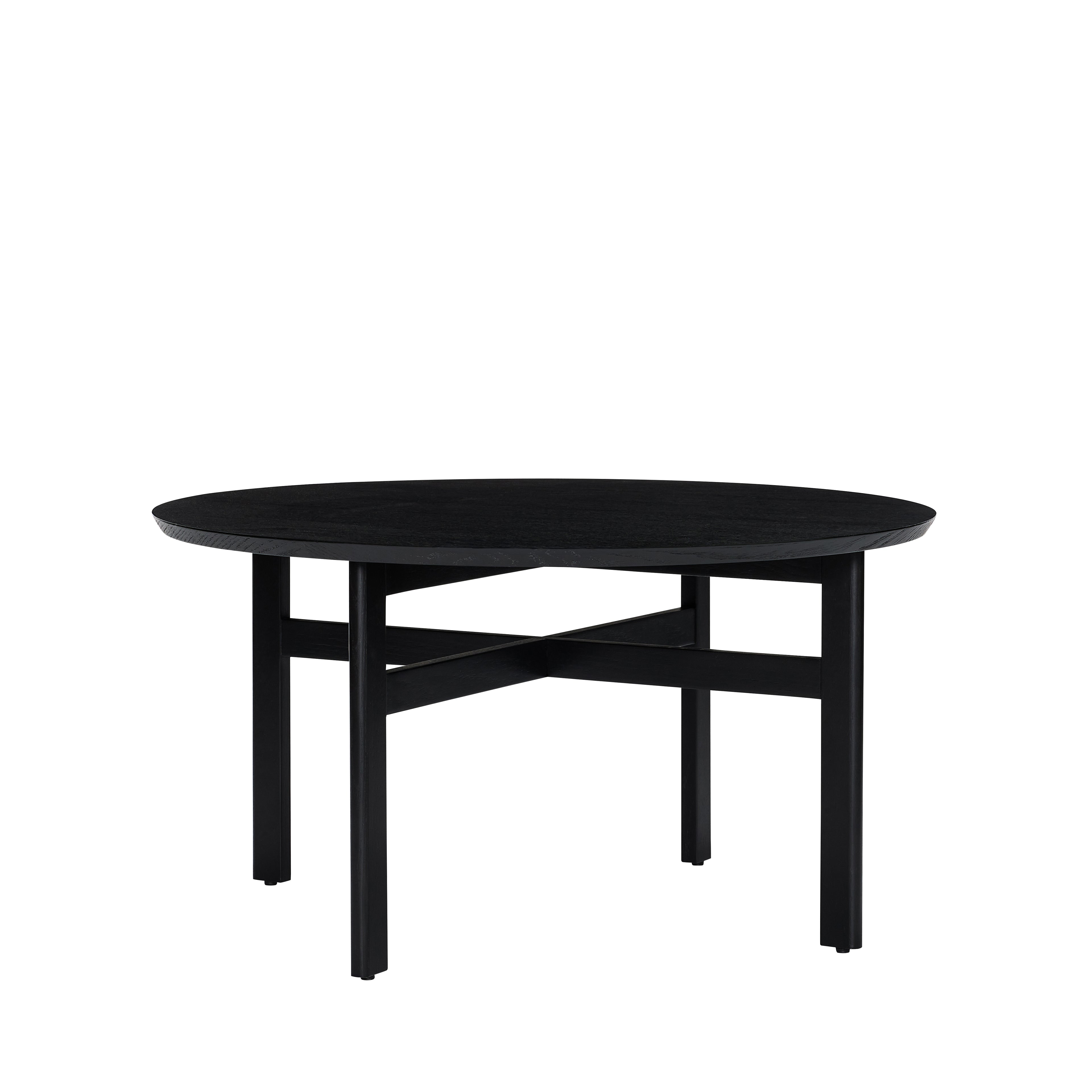 Fjord coffee table black - Ø80XH42CM