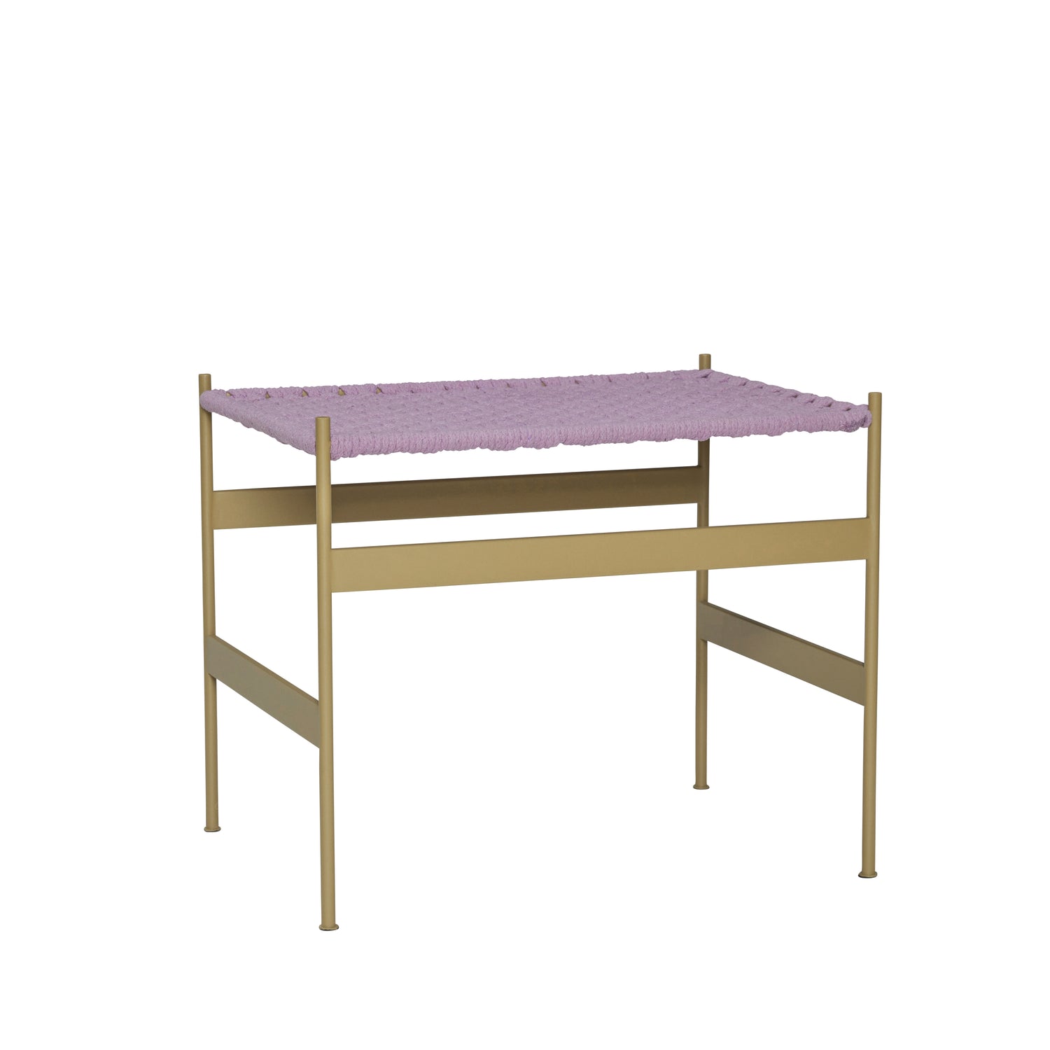 Peri Bench Purple/Khaki - 56x42xh47cm