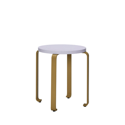 Smile Stool Lavender/Khaki - ø46xh46.5cm