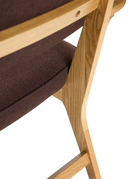 Haze Lounge chair Dark brown - 80x64xh71cm