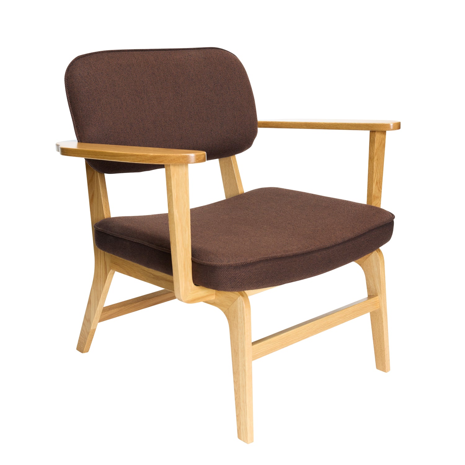 Haze Lounge chair Dark brown - 80x64xh71cm