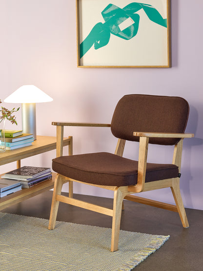 Haze Lounge chair Dark brown - 80x64xh71cm