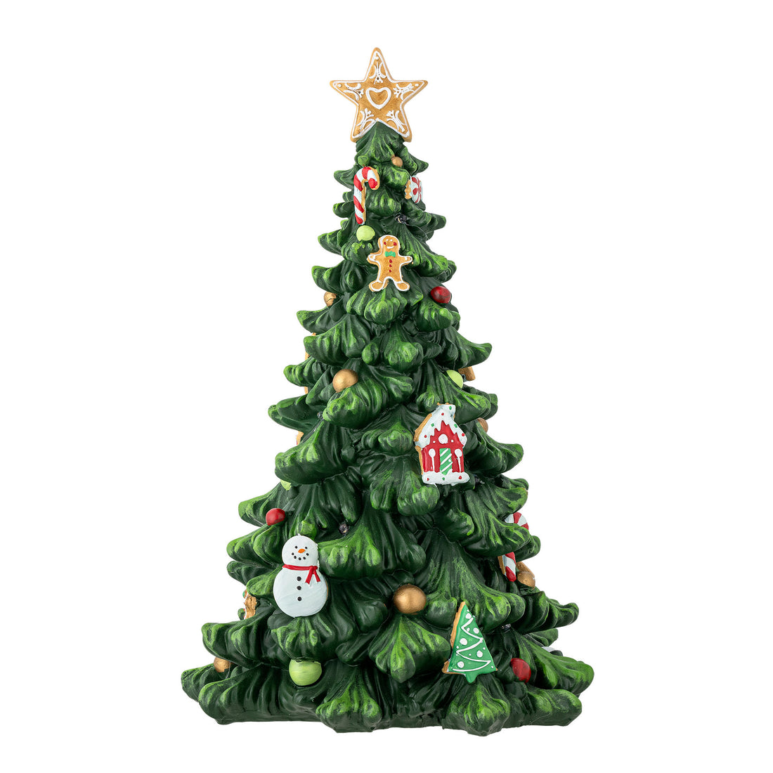 Bloomingville Eddy Decoration w/lights, Green, Polyresin