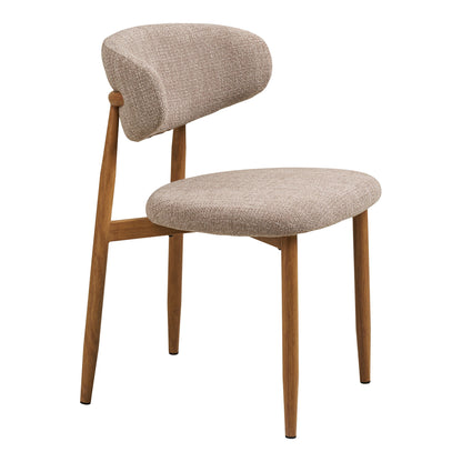Levanto Dining chair - Dining chair, sand, wood look legs, oak HN1302