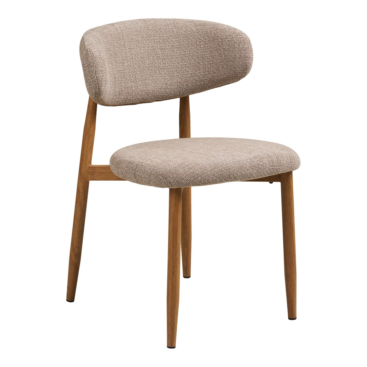 Levanto Dining chair - Dining chair, sand, wood look legs, oak HN1302
