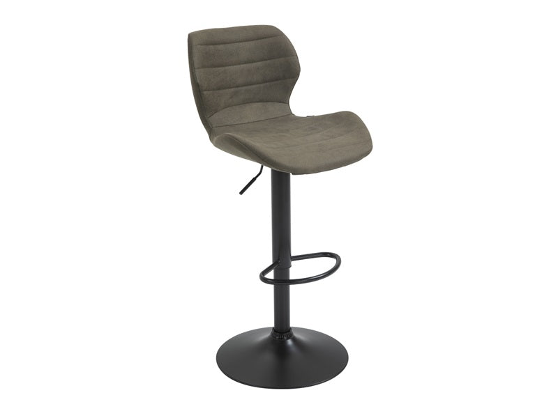 Bola bar stool, olive microfiber