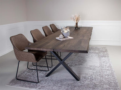 Angel dining chair, brown
