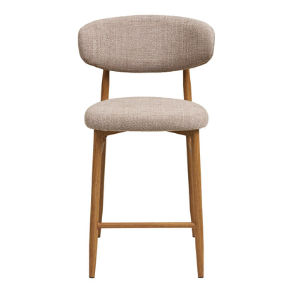 LEVANTO COUNTER chair - Counter chair, sand, wooden look legs, oak HN1302