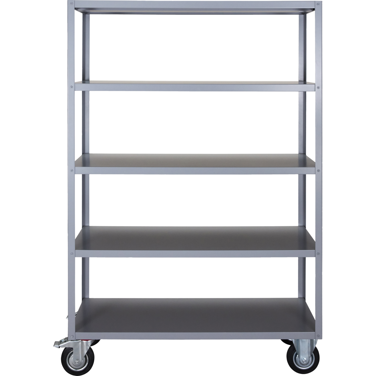 Bookcase with 4 wheels, NVTrolley, Grey
