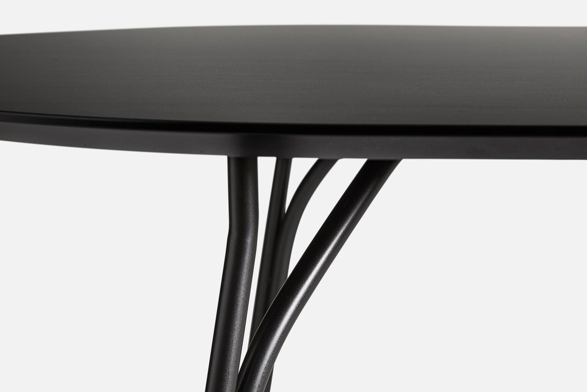 Tree Dining table (120 cm) - Black/Black