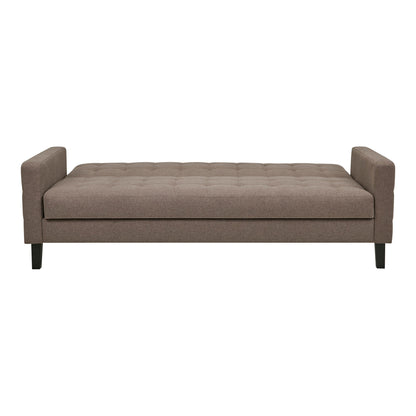Milton sofa bed - sofa bed with storage, brown, black legs HN1089