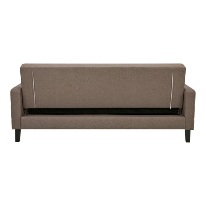 Milton sofa bed - sofa bed with storage, brown, black legs HN1089