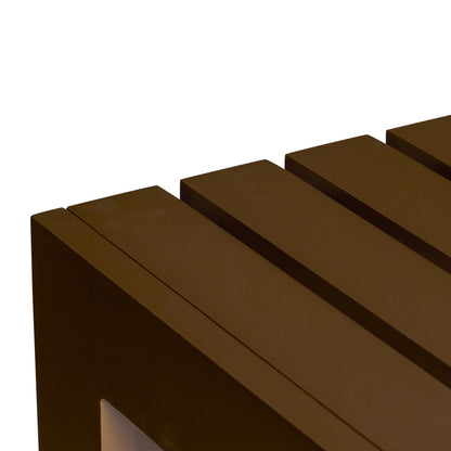 Haus Dining Table Small Brown - 80x80xh76cm