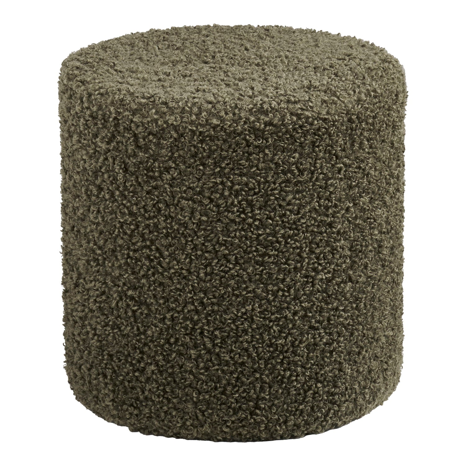 EJBY PUF - PUF, TEDDY, GREEN Ø34X36 CM, HN1301