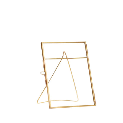 Loft frame standing brass color - 13xH18cm