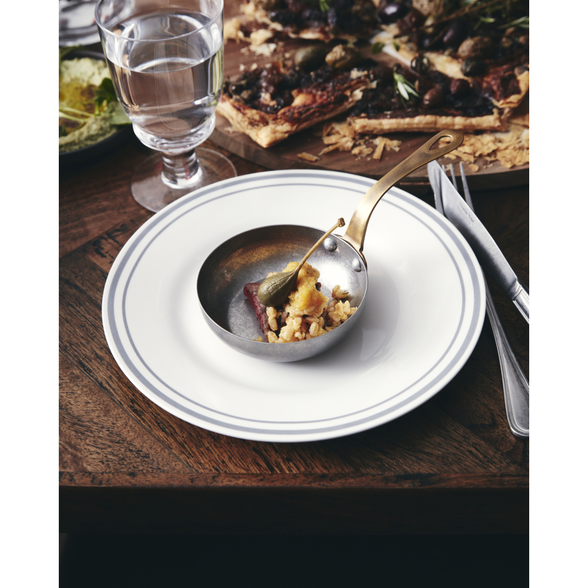 Dinner plate, NVBistro, Grey